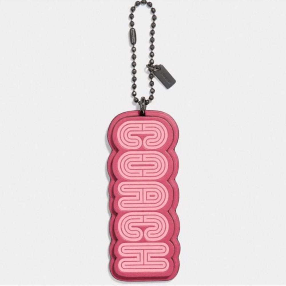 Coach Pink Hangtag